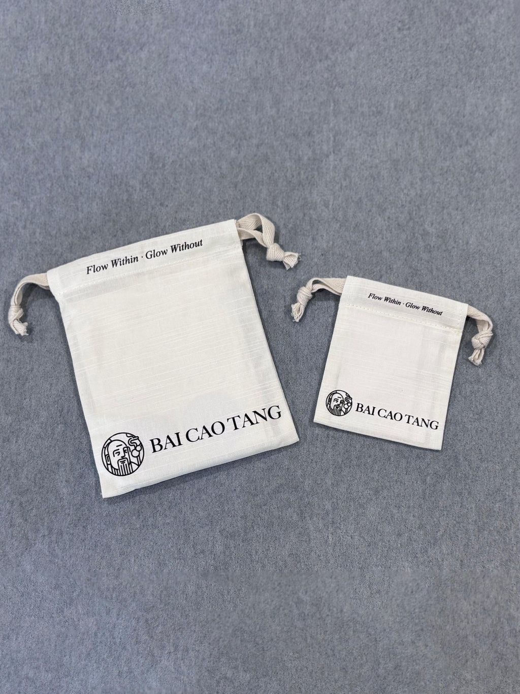 Natural Linen Drawstring Pouch