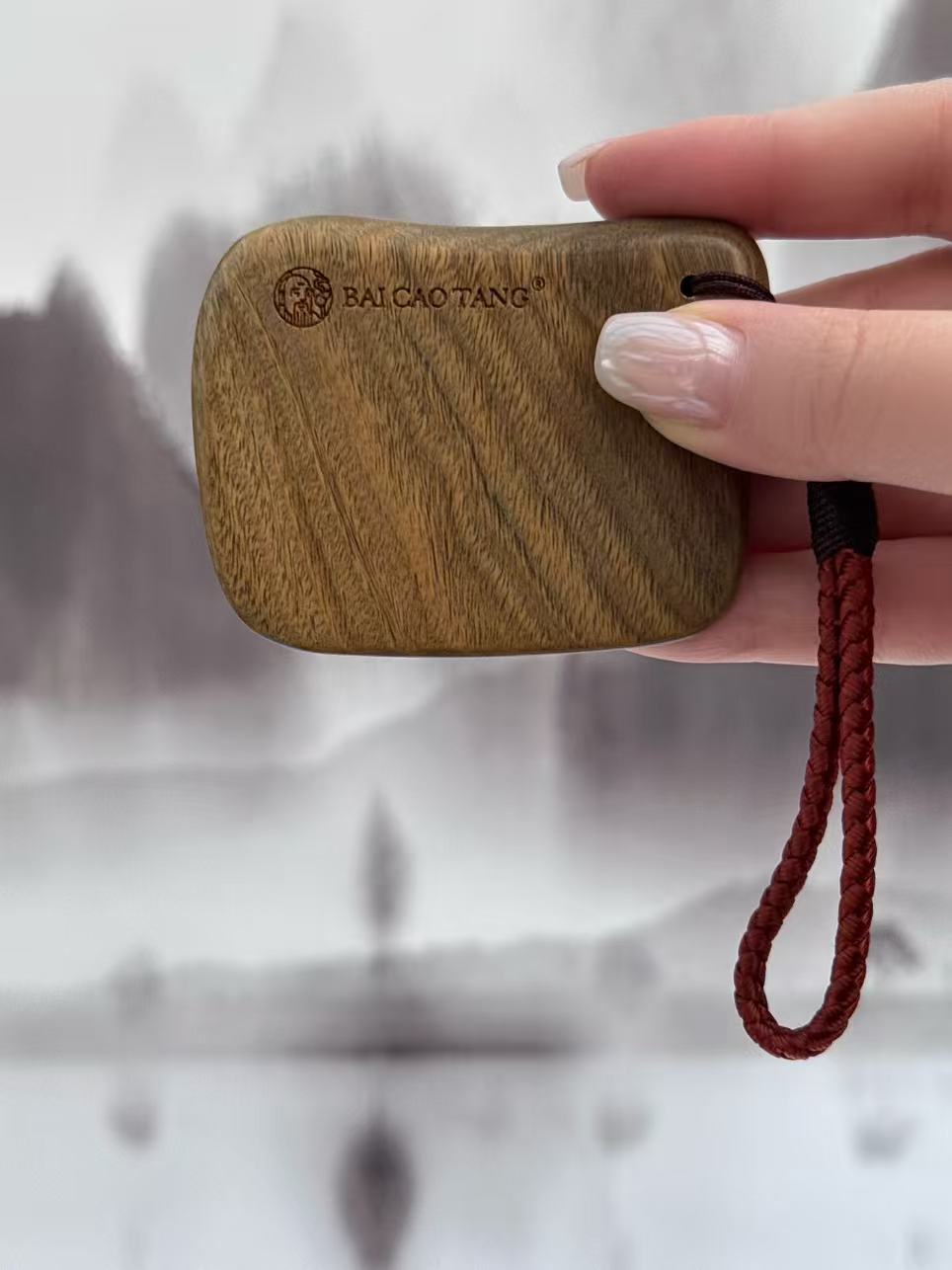Square Sandalwood Gua Sha Tool