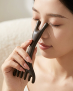 Sandalwood Antler Dual-End Face & Scalp Massager Tool