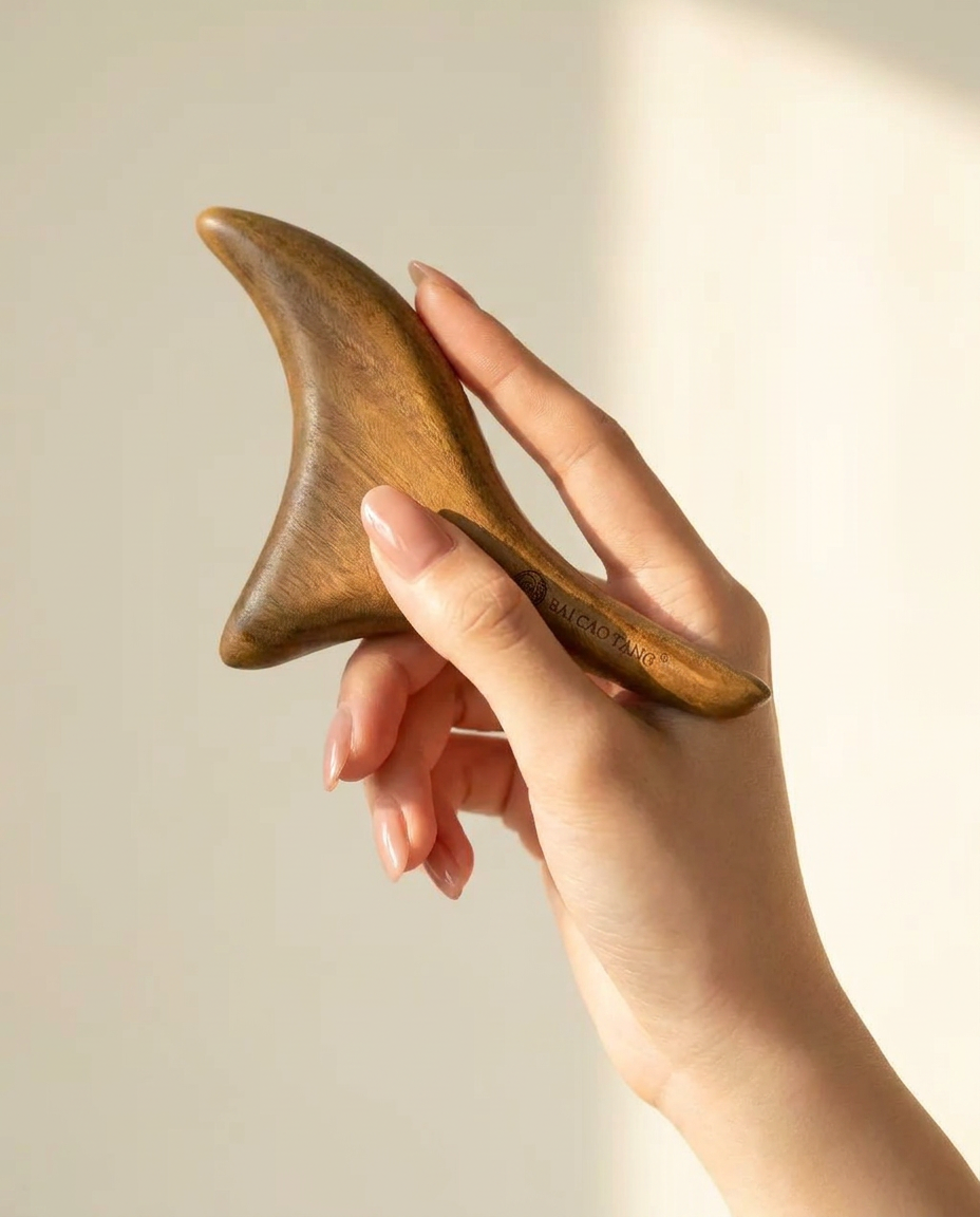 Sandalwood Tri-Point Acupressure Massager