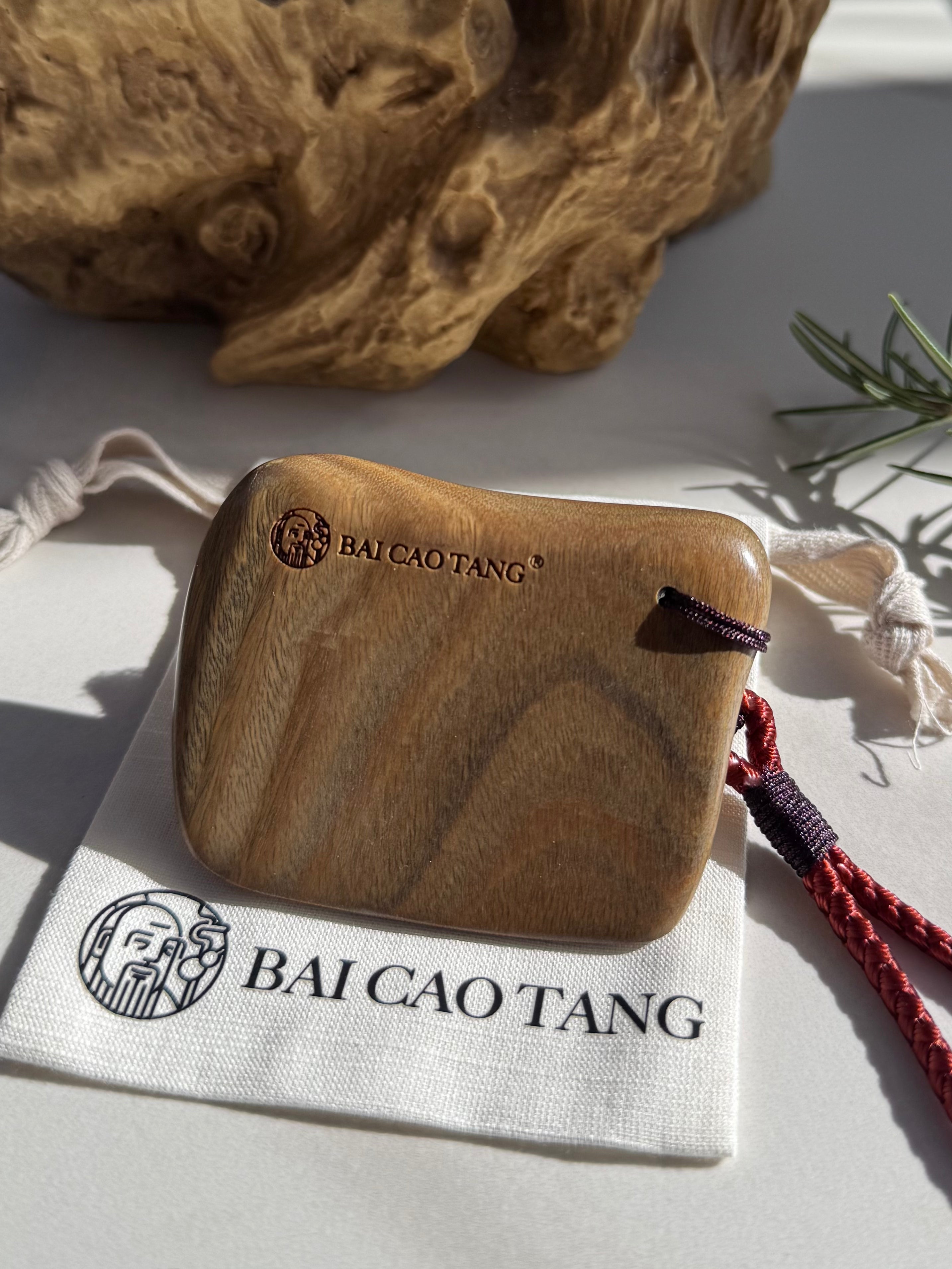 Square Sandalwood Gua Sha Tool