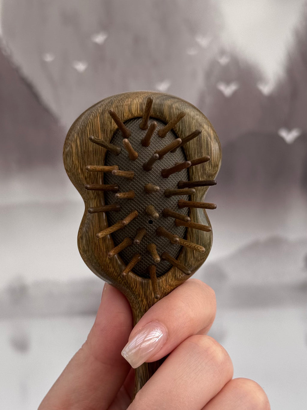 Portable Sandalwood Cushion Scalp Brush