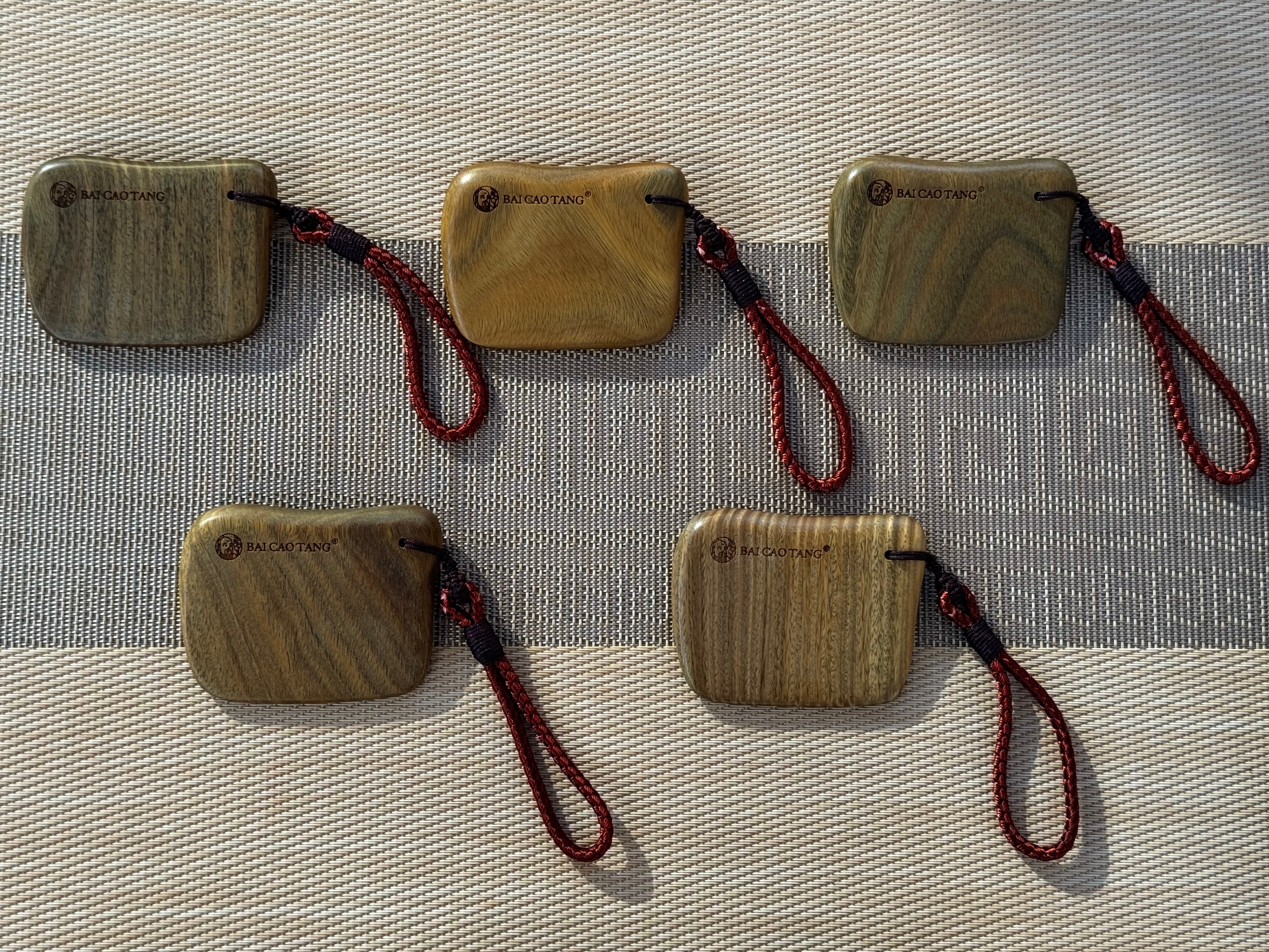 Square Sandalwood Gua Sha Tool