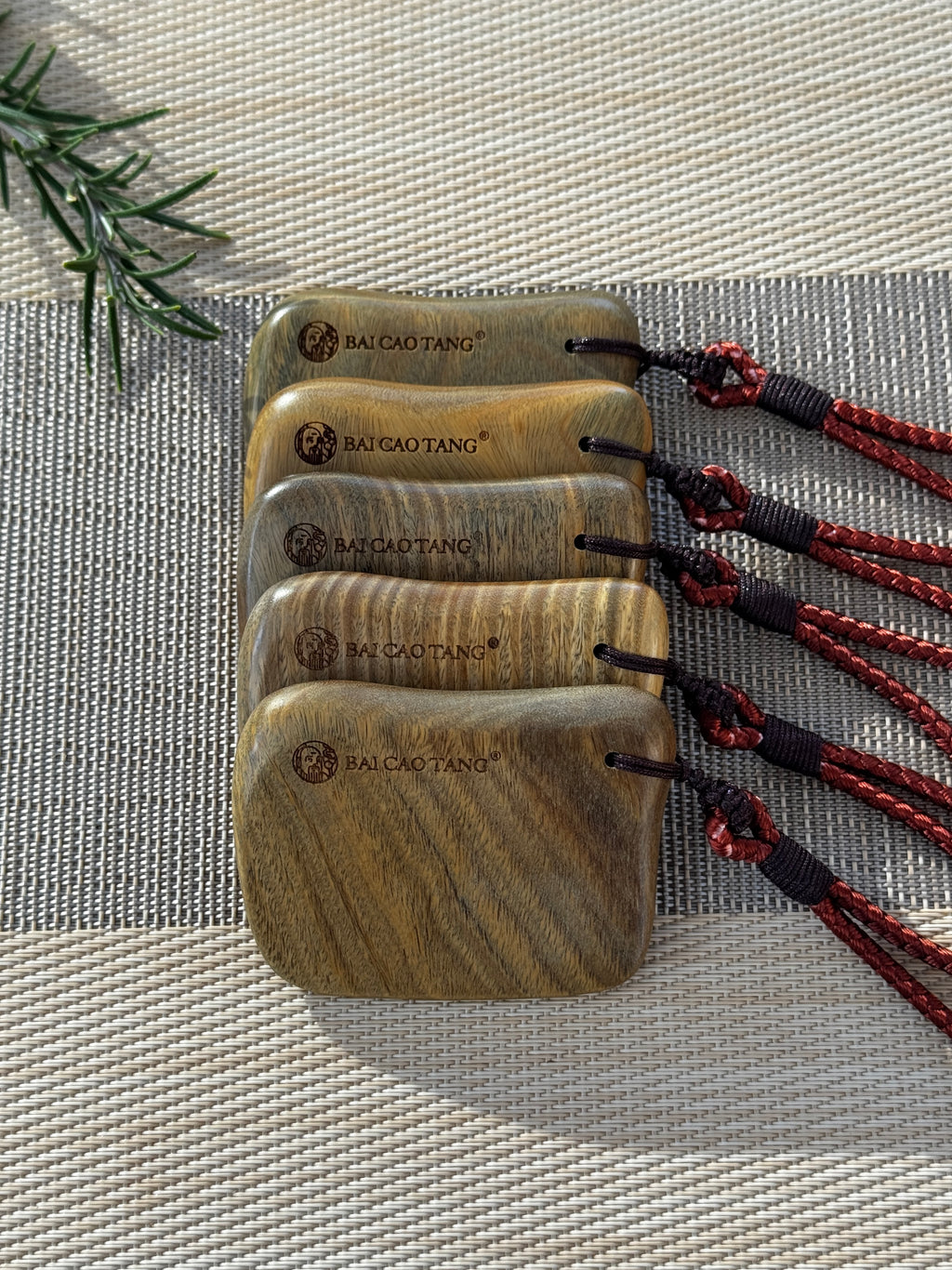 Square Sandalwood Gua Sha Tool