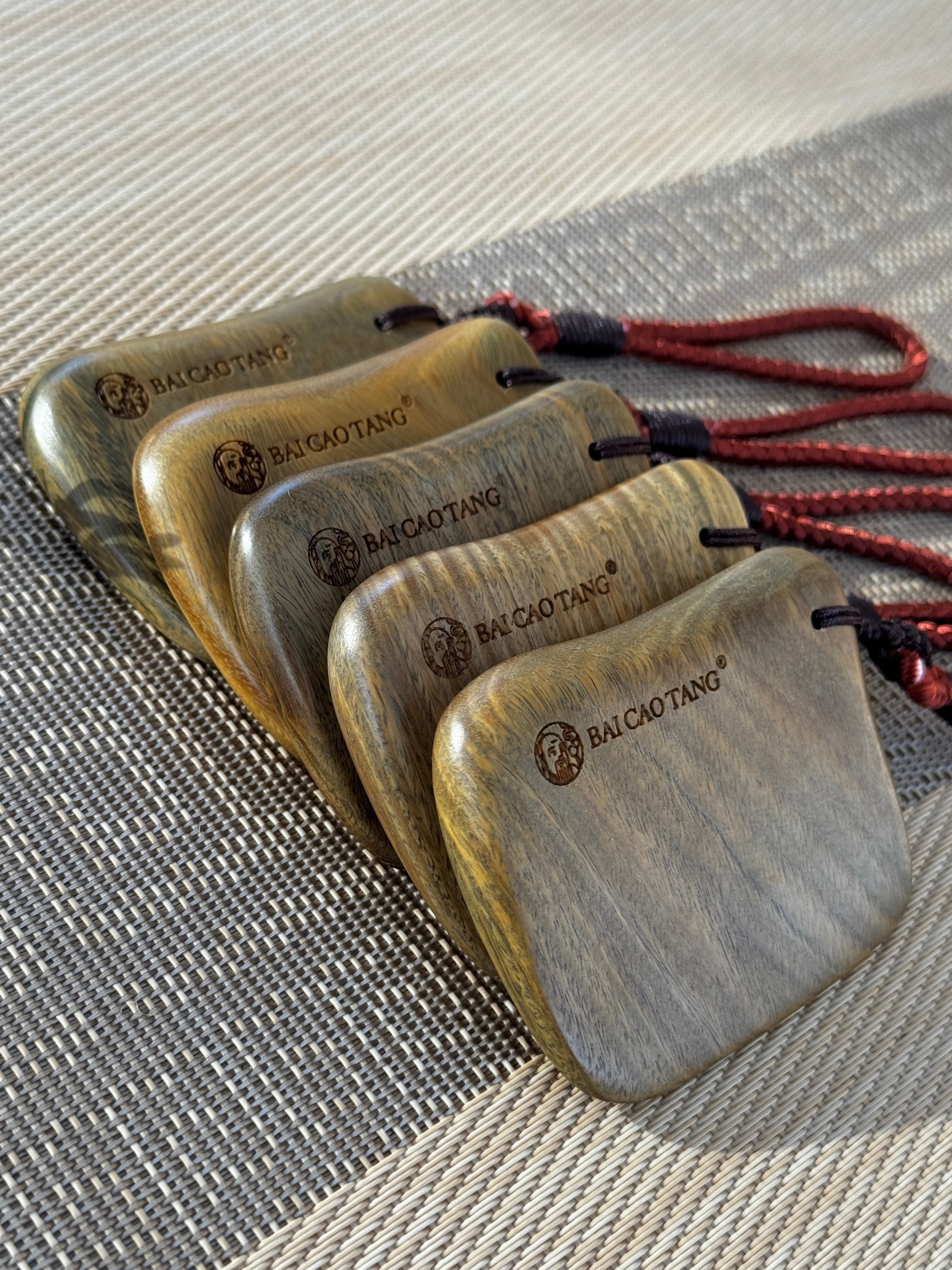 Square Sandalwood Gua Sha Tool