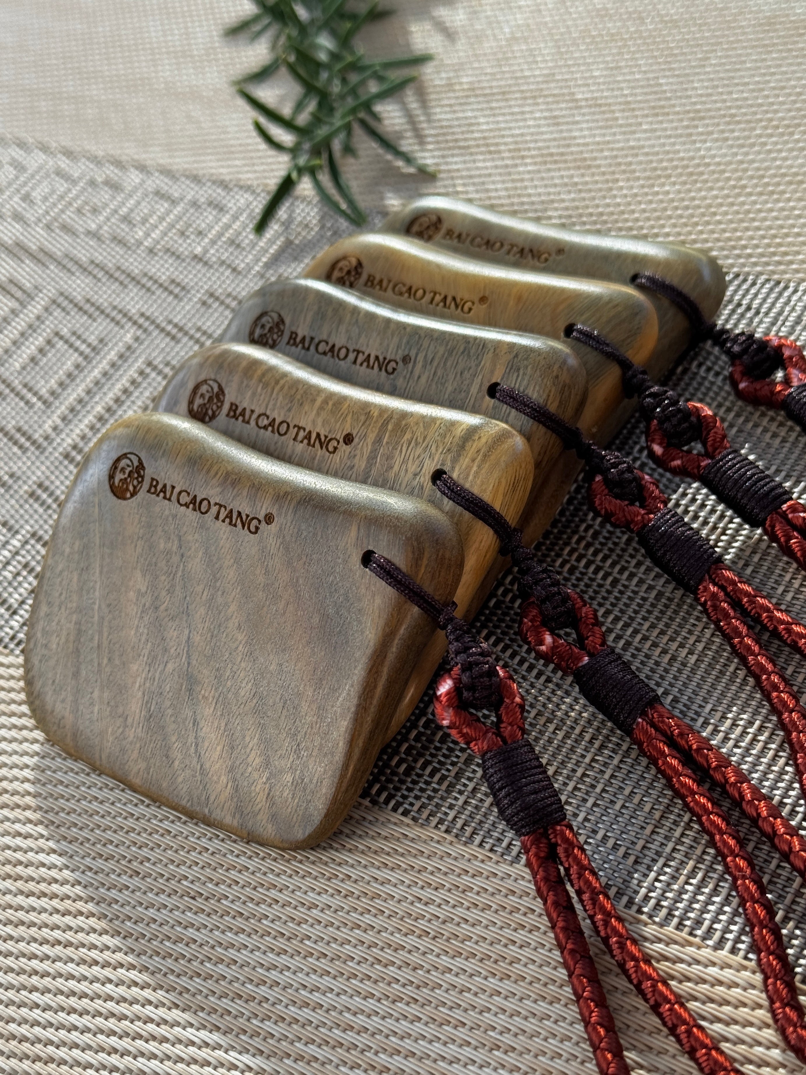 Square Sandalwood Gua Sha Tool