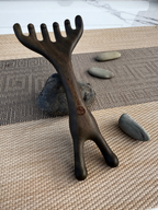 Sandalwood Antler Dual-End Face & Scalp Massagerg Tool
