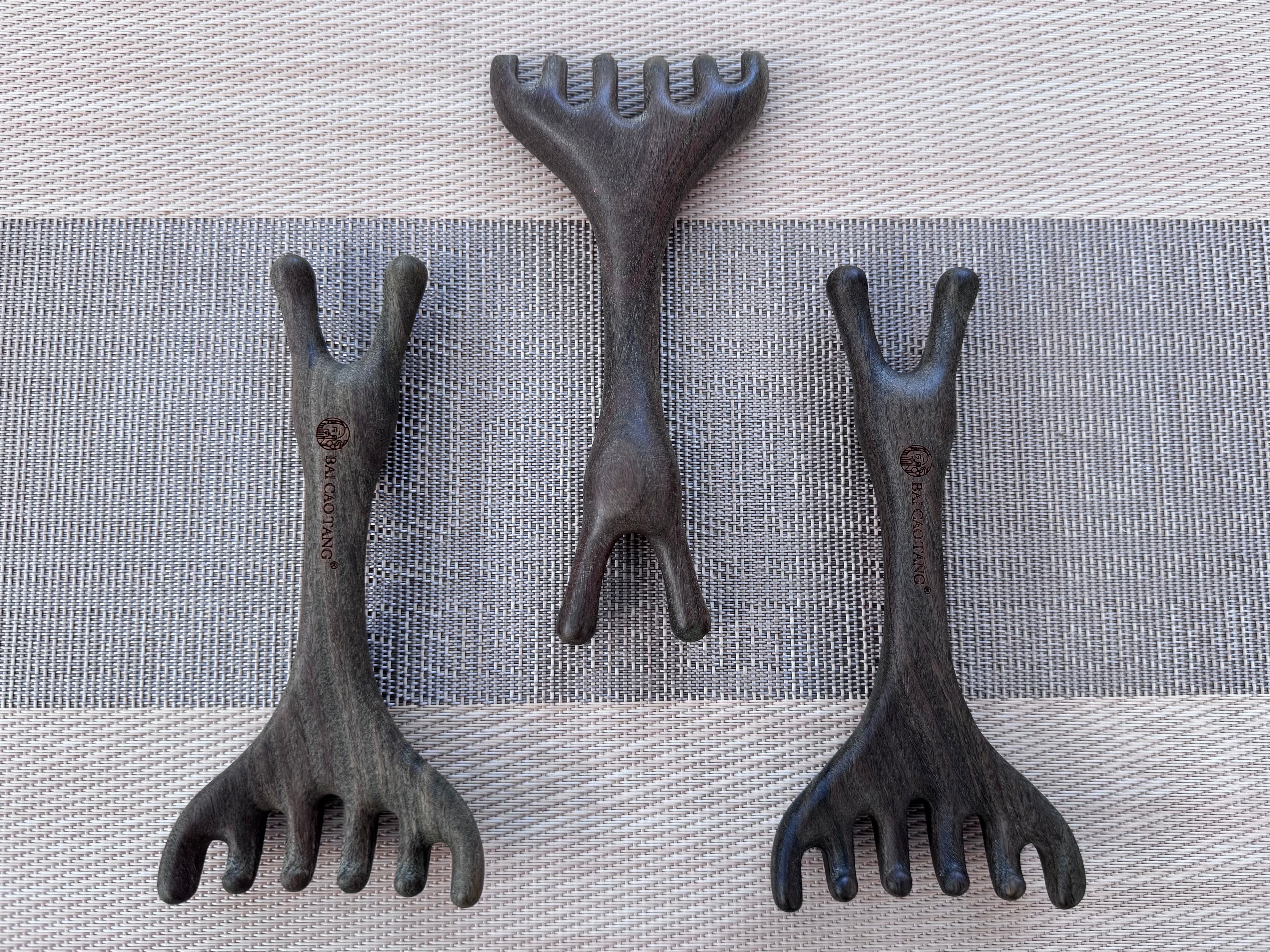 Sandalwood Antler Dual-End Face & Scalp Massagerg Tool
